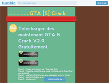 Tablet Screenshot of gta-5-crack.tumblr.com