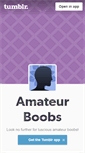 Mobile Screenshot of amateurboobs.tumblr.com