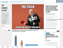 Tablet Screenshot of election2011.tumblr.com