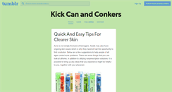 Desktop Screenshot of kickcanandconkers.tumblr.com