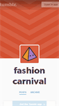 Mobile Screenshot of fashioncarnival.tumblr.com