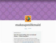 Tablet Screenshot of makeupmilkmaid.tumblr.com