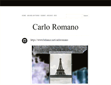 Tablet Screenshot of carloromano.tumblr.com