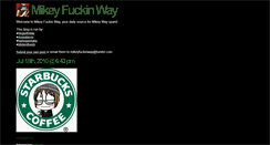 Desktop Screenshot of mikeyfuckinway.tumblr.com