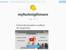 Tablet Screenshot of myfucknigthmare.tumblr.com