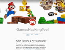 Tablet Screenshot of gameshackingtool.tumblr.com