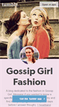 Mobile Screenshot of gossippgirlfashion.tumblr.com