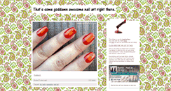 Desktop Screenshot of goddamnawesomenailart.tumblr.com