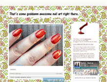 Tablet Screenshot of goddamnawesomenailart.tumblr.com