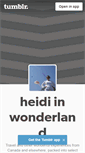 Mobile Screenshot of heidi-in-wonderland.tumblr.com