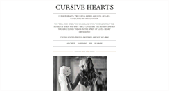 Desktop Screenshot of cursivehearts.tumblr.com