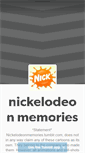 Mobile Screenshot of nickelodeonmemories.tumblr.com