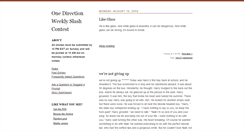Desktop Screenshot of 1dslashweekly.tumblr.com