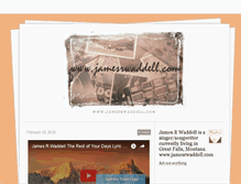 Tablet Screenshot of jamesrwaddell.tumblr.com