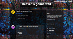 Desktop Screenshot of heavens-gonna-wait-hell-aint.tumblr.com
