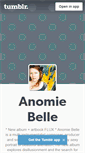 Mobile Screenshot of anomiebelle.tumblr.com