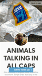 Mobile Screenshot of animalstalkinginallcaps.tumblr.com