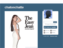 Tablet Screenshot of chatonchatte.tumblr.com