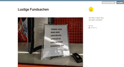 Desktop Screenshot of fundsachen.tumblr.com