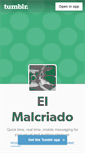 Mobile Screenshot of elmalcriado.tumblr.com