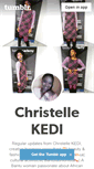 Mobile Screenshot of christellekedi.tumblr.com