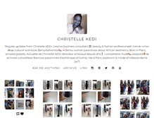 Tablet Screenshot of christellekedi.tumblr.com