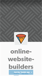 Mobile Screenshot of online-website-builders.tumblr.com