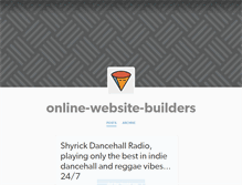 Tablet Screenshot of online-website-builders.tumblr.com