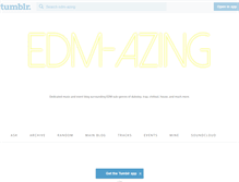 Tablet Screenshot of edm-azing.tumblr.com