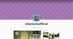 Desktop Screenshot of ellamarieofficial.tumblr.com