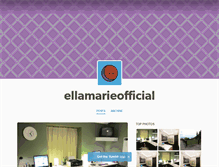 Tablet Screenshot of ellamarieofficial.tumblr.com