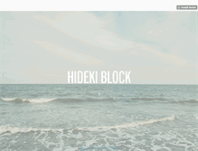 Tablet Screenshot of hidekihotblock.tumblr.com