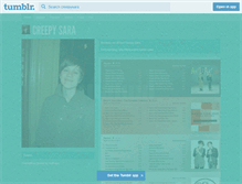 Tablet Screenshot of creepysara.tumblr.com