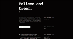 Desktop Screenshot of needbelieveanddream.tumblr.com