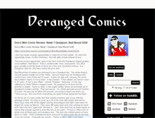 Tablet Screenshot of derangedcomics.tumblr.com