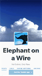 Mobile Screenshot of elephantonawire.tumblr.com