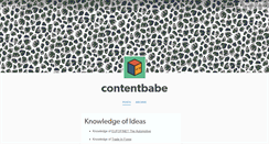 Desktop Screenshot of contentbabe.tumblr.com
