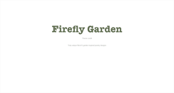 Desktop Screenshot of fireflygardenshop.tumblr.com
