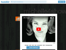 Tablet Screenshot of michelle4show.tumblr.com