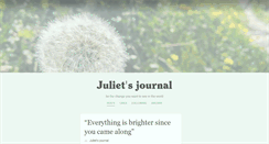 Desktop Screenshot of julietsjournal.tumblr.com