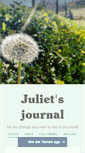 Mobile Screenshot of julietsjournal.tumblr.com