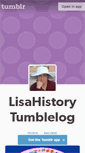 Mobile Screenshot of lisahistory.tumblr.com