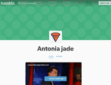 Tablet Screenshot of antoniajade.tumblr.com