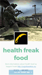 Mobile Screenshot of healthfreakfood.tumblr.com