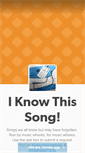 Mobile Screenshot of i-know-this-song.tumblr.com