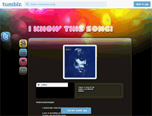 Tablet Screenshot of i-know-this-song.tumblr.com