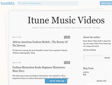 Tablet Screenshot of itunemusicvideos.tumblr.com