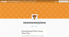 Desktop Screenshot of newmommyisms.tumblr.com