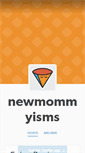 Mobile Screenshot of newmommyisms.tumblr.com
