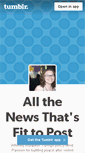 Mobile Screenshot of allthenewsthatsfittopost.tumblr.com